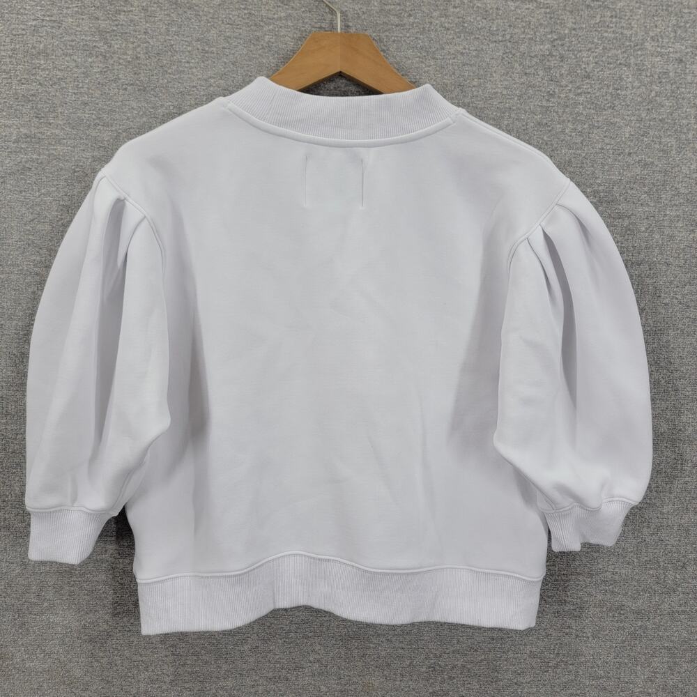 Addison Bay White Puff Sleeve Blouse - Picture 4 of 8